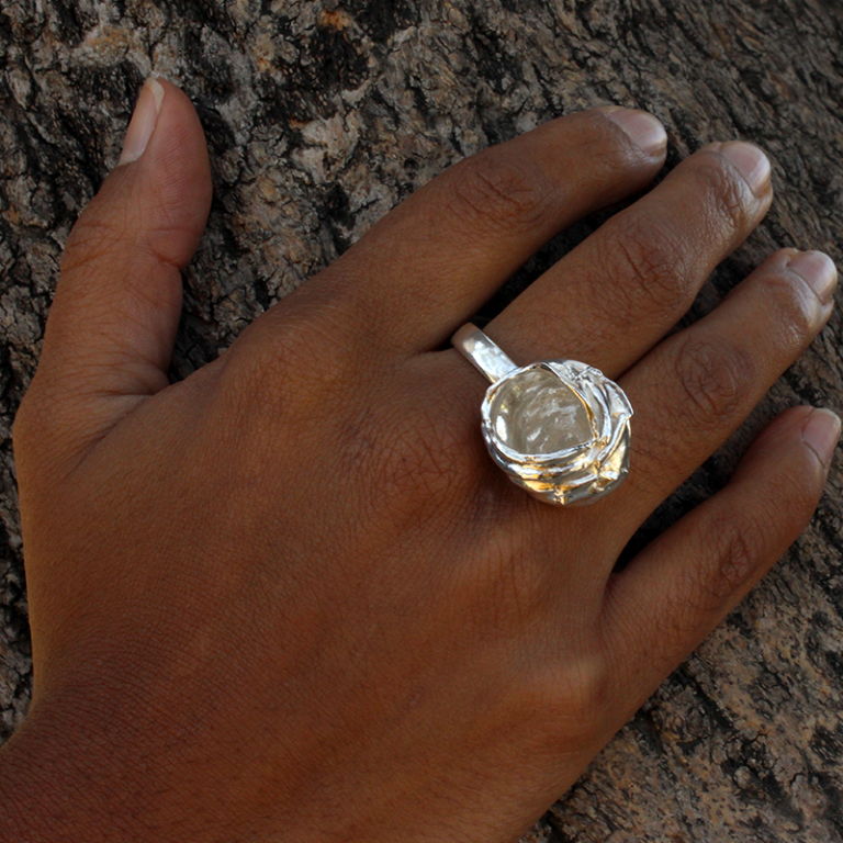 Bague En Argent Avec Motif Grenades - Taille 52-53 (environ), NEUVE Sans Emballage